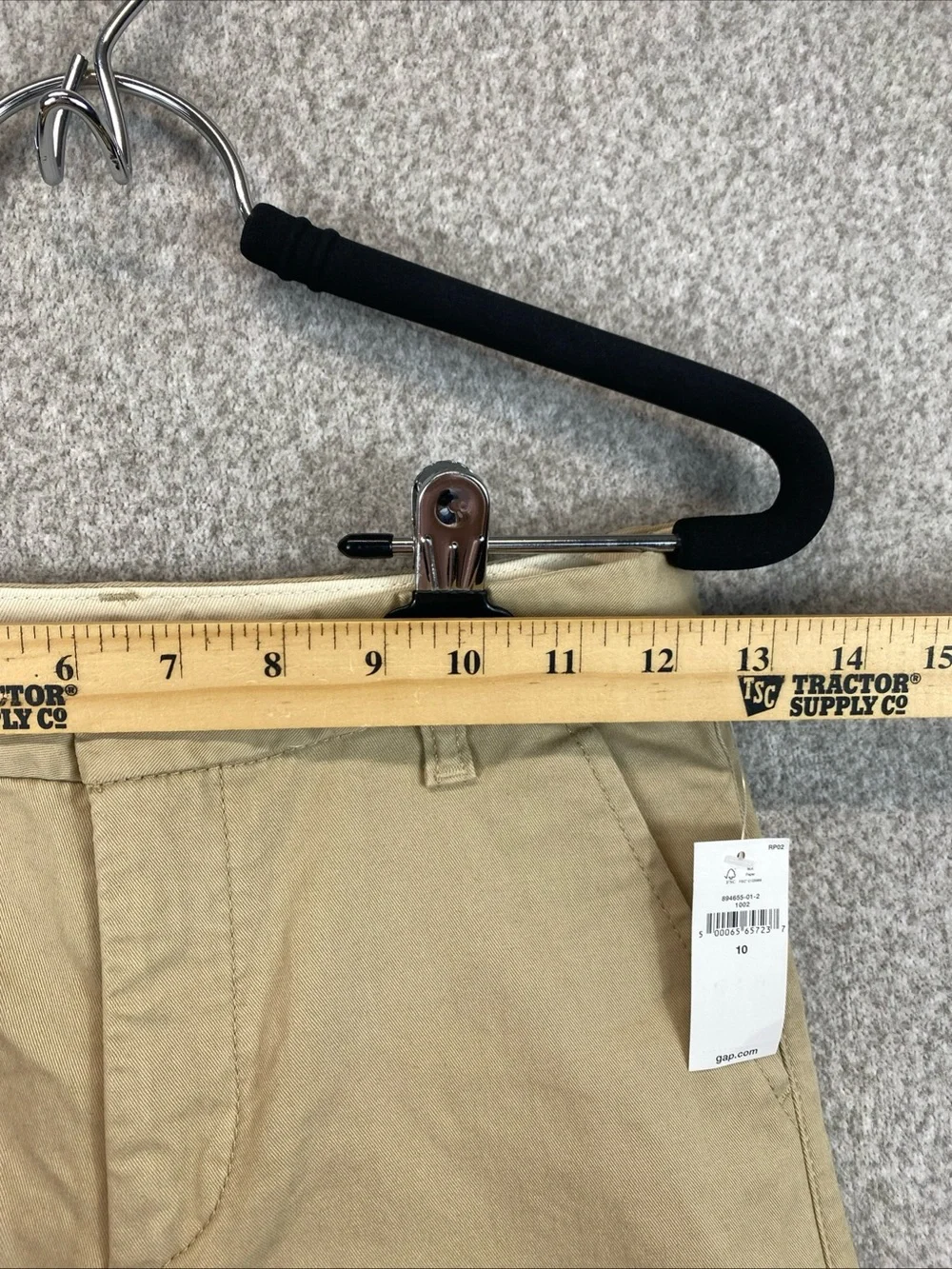 Gap Kids Boy Size 10 Khaki Uniform Twill Flat Front 7